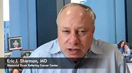 Eric J. Sherman, MD, a medical oncologist at Memorial Sloan Kettering Cancer Center,