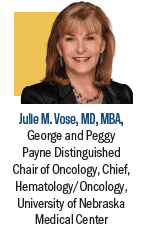 Julie M. Vose, MD, MBA, George and Peggy Payne Distinguished Chair of Oncology, Chief, Hematology/Oncology, University of Nebraska Medical Center